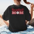 Baseball Mom Cute Mother Fans Baseball Graphic Women's T-Shirt Back Print Baseball Mom Cute Mother Fans Baseball Graphic Women's T-Shirt Back Print