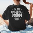 In My Baseball Mom Era Cool Mommy Women's T-Shirt Back Print In My Baseball Mom Era Cool Mommy Women's T-Shirt Back Print