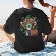 Baseball Mom Green Shamrock St Patrick Day Women Women's T-Shirt Back Print Baseball Mom Green Shamrock St Patrick Day Women Women's T-Shirt Back Print