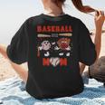 Baseball Mom Heart Baseball Mama Mother's Day Women's T-Shirt Back Print Baseball Mom Heart Baseball Mama Mother's Day Women's T-Shirt Back Print
