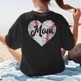 Baseball Mom Heart Mother's Day Mom Grandma Mama Boys Girls Women's T-Shirt Back Print Baseball Mom Heart Mother's Day Mom Grandma Mama Boys Girls Women's T-Shirt Back Print