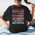 Baseball Mom Inside Us All There Lives a Zombie Sport Women's T-Shirt Back Print