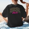 Baseball Mom Leopard Baseball Mama Life Girls Women Baller Women's T-Shirt Back Print Baseball Mom Leopard Baseball Mama Life Girls Women Baller Women's T-Shirt Back Print