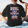 Baseball Mom Loud & Proud Since 1970 Women's T-Shirt Back Print Baseball Mom Loud & Proud Since 1970 Women's T-Shirt Back Print