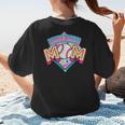 Baseball Mom Loud And Proud Game Day Sport Mother's Day Women's T-Shirt Back Print Baseball Mom Loud And Proud Game Day Sport Mother's Day Women's T-Shirt Back Print