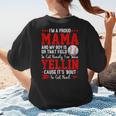 Baseball Mom Mama Baseball Lover Sport Mother's Day Women's T-Shirt Back Print Baseball Mom Mama Baseball Lover Sport Mother's Day Women's T-Shirt Back Print