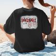 Baseball Mom Mommy Baseball Player Women's T-Shirt Back Print