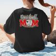 Baseball Mom Mother's Day For Mom Game Day Outfit Women's T-Shirt Back Print Baseball Mom Mother's Day For Mom Game Day Outfit Women's T-Shirt Back Print