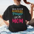 Baseball Mom Quote Vintage Retro Baseball Saying Women's T-Shirt Back Print Baseball Mom Quote Vintage Retro Baseball Saying Women's T-Shirt Back Print