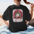 Baseball Mom Rainbow Boho Mommy Women's T-Shirt Back Print
