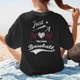Baseball Mom Sayings Just A Mom That Loves Baseball Women's T-Shirt Back Print Baseball Mom Sayings Just A Mom That Loves Baseball Women's T-Shirt Back Print