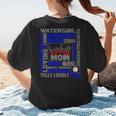 Baseball Mom Traits For Great Mothers Grey And Blue Women's T-Shirt Back Print Baseball Mom Traits For Great Mothers Grey And Blue Women's T-Shirt Back Print