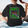 Baseball Mom Traits For Great Mothers Grey And Green Women's T-Shirt Back Print Baseball Mom Traits For Great Mothers Grey And Green Women's T-Shirt Back Print