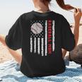 Baseball MOM USA American Flag Patriotic Mama Mother's Day For Women Kids Men Women's T-Shirt Back Print Baseball MOM USA American Flag Patriotic Mama Mother's Day For Women Kids Men Women's T-Shirt Back Print