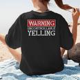 Baseball Mom Warning Uncontrollable Yelling Funny Sign Women's T-Shirt Back Print Baseball Mom Warning Uncontrollable Yelling Funny Sign Women's T-Shirt Back Print