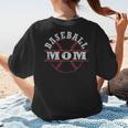 Baseball Mom For Women Women's T-Shirt Back Print Baseball Mom For Women Women's T-Shirt Back Print