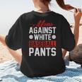 Baseball Moms Against White Baseball Pants Women's T-Shirt Back Print Baseball Moms Against White Baseball Pants Women's T-Shirt Back Print