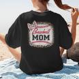 Baseball-Shirt Women Mama Mother Baseball Mom Women's T-Shirt Back Print Baseball-Shirt Women Mama Mother Baseball Mom Women's T-Shirt Back Print