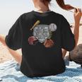 My Boy Might Not Always Swing Baseball Mom Women's T-Shirt Back Print