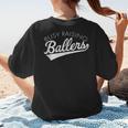 Busy Raising Ballers Baseball Mom & Parent Sports Women's T-Shirt Back Print Busy Raising Ballers Baseball Mom & Parent Sports Women's T-Shirt Back Print