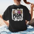 Cheer Baseball Mom Of Both Baseball And Cheer Mother Women's T-Shirt Back Print