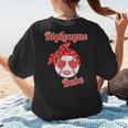 Cute Love Baseball BigLeague Babe Hot Baseball Mom Women's T-Shirt Back Print