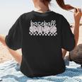Cute Sports Baseball Mom Game Day Women's T-Shirt Back Print Cute Sports Baseball Mom Game Day Women's T-Shirt Back Print