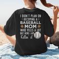 I Didn't Plan On Becoming a Baseball Mom Mother's Day Women's T-Shirt Back Print I Didn't Plan On Becoming a Baseball Mom Mother's Day Women's T-Shirt Back Print