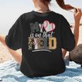 My Heart Is On That Field Mother's Day Baseball Mom Women Women's T-Shirt Back Print My Heart Is On That Field Mother's Day Baseball Mom Women Women's T-Shirt Back Print