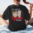 Hot Mess Always Stressed Baseball Mom Women's T-Shirt Back Print