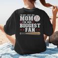 I'm Not Just His Mom I'm His Biggest Fan Baseball Mom Women's T-Shirt Back Print I'm Not Just His Mom I'm His Biggest Fan Baseball Mom Women's T-Shirt Back Print