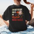 I'm Not Yelling This Is My Baseball Nana Voice Baseball Mom Women's T-Shirt Back Print I'm Not Yelling This Is My Baseball Nana Voice Baseball Mom Women's T-Shirt Back Print