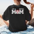 I'm A Proud Mom Baseball Mom Women's T-Shirt Back Print I'm A Proud Mom Baseball Mom Women's T-Shirt Back Print