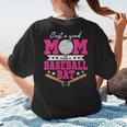 Just A Good Mom With A Baseball Bat Baseball Mom Women's T-Shirt Back Print Just A Good Mom With A Baseball Bat Baseball Mom Women's T-Shirt Back Print