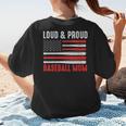 Loud & Proud Baseball Mom Sport Women's T-Shirt Back Print Loud & Proud Baseball Mom Sport Women's T-Shirt Back Print