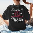 Mommy Baseball Mom Women's T-Shirt Back Print Mommy Baseball Mom Women's T-Shirt Back Print