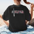 Number One Baseball Mom For Mothers Day Baseball Mama Women's T-Shirt Back Print