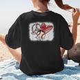 Peace Love Baseball Mom Mommy Women's T-Shirt Back Print Peace Love Baseball Mom Mommy Women's T-Shirt Back Print