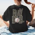 Play Ball Women Graphic Baseball Mom Baseball Women's T-Shirt Back Print Play Ball Women Graphic Baseball Mom Baseball Women's T-Shirt Back Print