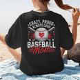 Proud Baseball Mom For Women Mom Baseball Mama Women's T-Shirt Back Print Proud Baseball Mom For Women Mom Baseball Mama Women's T-Shirt Back Print