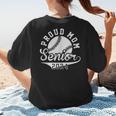 Proud Mom Senior 2024 Baseball Mom Proud Baseball Mom 2024 Women's T-Shirt Back Print