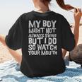 Proud Sassy Baseball Mom Women's T-Shirt Back Print Proud Sassy Baseball Mom Women's T-Shirt Back Print