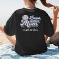Proud Senior Mom Class Of 2024 Baseball Mom Graduate School Women's T-Shirt Back Print Proud Senior Mom Class Of 2024 Baseball Mom Graduate School Women's T-Shirt Back Print