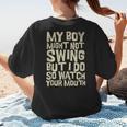 Sassy Baseball Mom Women's T-Shirt Back Print Sassy Baseball Mom Women's T-Shirt Back Print