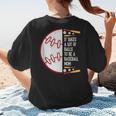 It Takes a Lot Of Balls To Be a Baseball Mom Women's T-Shirt Back Print