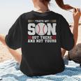 Thats My Son Out There And Not Yours Baseball Mom Women's T-Shirt Back Print Thats My Son Out There And Not Yours Baseball Mom Women's T-Shirt Back Print