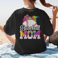 Tie Dye Baseball Mom Baseball Mama Sport Mother's Day Women's T-Shirt Back Print Tie Dye Baseball Mom Baseball Mama Sport Mother's Day Women's T-Shirt Back Print