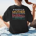 When A Mother Signs Child Up For Baseball Baseball Mom Women's T-Shirt Back Print When A Mother Signs Child Up For Baseball Baseball Mom Women's T-Shirt Back Print