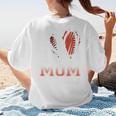 Ball Mom Football Baseball Mom Premium Women's T-Shirt Back Print Ball Mom Football Baseball Mom Premium Women's T-Shirt Back Print