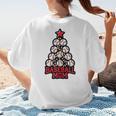 Baseball Christmas Tree Proud Baseball Mom Tee Women's T-Shirt Back Print Baseball Christmas Tree Proud Baseball Mom Tee Women's T-Shirt Back Print